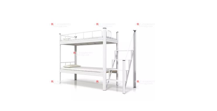 The Everpretty Bunk Bed with Ladder: Space-Saving and Comfortable Sleeping for Students and Workers